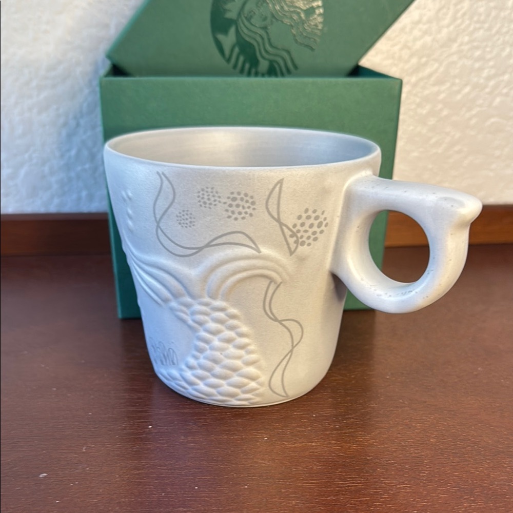 2016 STARBUCKS ANNIVERSARY GREY SIREN MERMAID TAIL